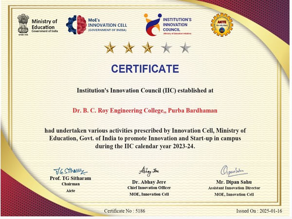 Certificates & Recognition